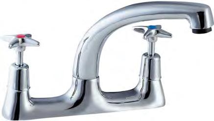 BASIN TAPS chrome plated brass with brass backnut non-rising spindle headworks ½ BSP inlets two year parts warranty WRAS Approval No: 0909072 403102 CROSS HEAD 1/2 BASIN TAPS SP005-181X PAIR OF