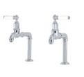 of wall mounted bibcock taps with crossheads $675 $743 $810 $844 $878 $911 AU4338 MAYAN - pair of bench mounted bibcock taps with crossheads $675 $743 $810 $844