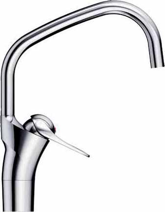 Kitchen 25 FM Mattsson 9000E III Kitchen mixer Eco Flow 9 l/min. Swivel spout, four different options for locking spout into place during installation. Connection with Soft PEX 3/8 pipes.