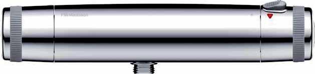 Bath 57 Safety mixer for shower, Origo Pressure- balanced thermostatic mixer.