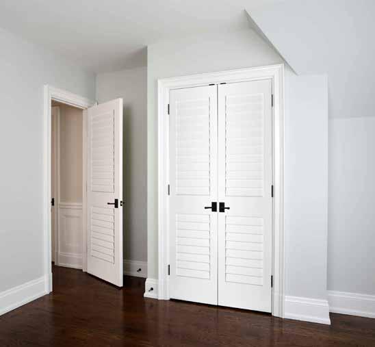 PLANTATION LOUVER DOORS & BI-FOLDS Primed Trimlite s Primed Louver doors and bifolds increase ventilation and