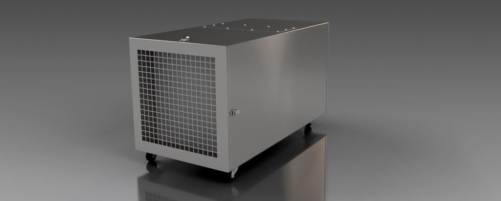 CONSTRUCTION CABINET FAN FILTER POWER WEIGHT Constructed from 1.5mm galvabond steel. Heavy duty direct drive fan with variable speed control for extended filter life.