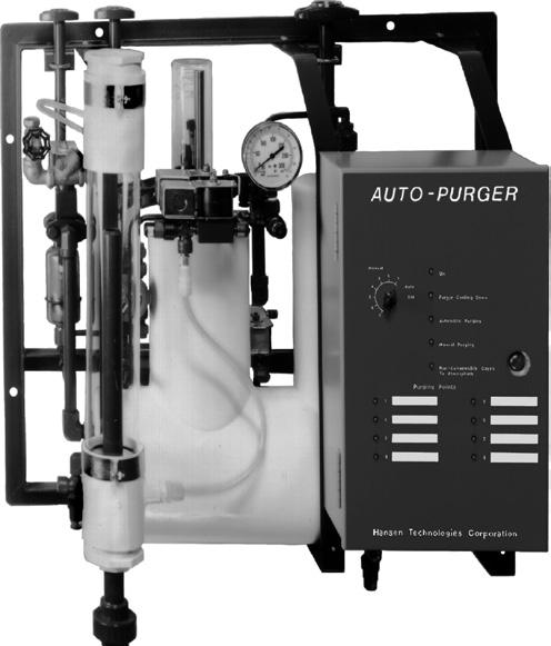 SELECTING AN AUTO-PURGER In addition to the AUTO-PURGER AP, Hansen Technologies offers three other versions the compact AUTO-PURGER APM, the gas (air) and water AUTO-PURGER APP, and the Nonelectrical