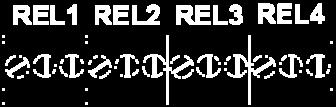 Descrierea terminalelor modulului de 4 relee: REL1, REL2, REL3 si REL4 Contacte de releu programabile, libere de potential, 110V/ 1A.