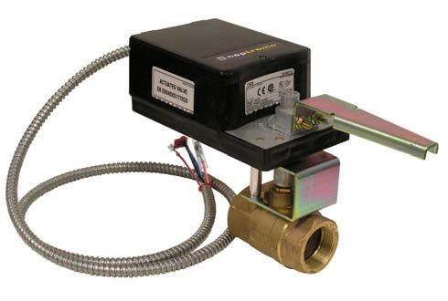Accessories Motorized Valve Used in variable pumping type applications, the valve actuator is wired and typically piped in the return water line.