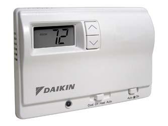 Accessories Programmable Electronic Thermostat Two-Stage Heat/Two-Stage Cool, 7-Day Programmable Figure 39: Daikin Part No.