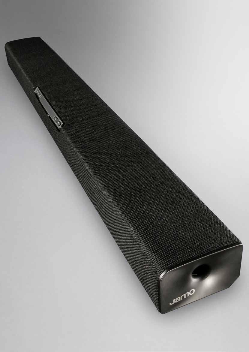 SB 36 With a built in subwoofer and wireless connectivity, the Jamo Studio SB 36 sound bar is designed to quickly and seamlessly enhance your TV and music experience within minutes of unboxing.