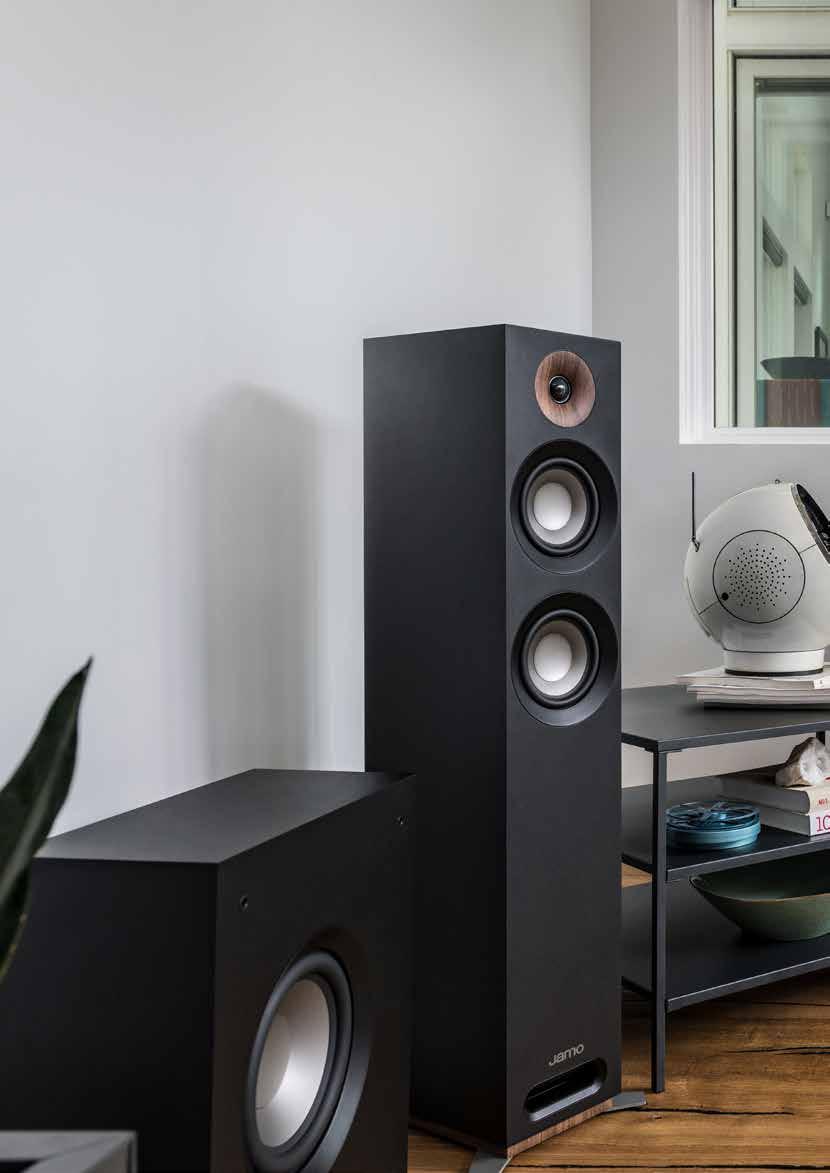 STUDIO8 SERIES The new Jamo Studio 8 series has been reimagined to live seamlessly in modern, premium environments.