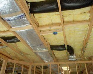 Ducts: Exterior Insulation Duct insulation is
