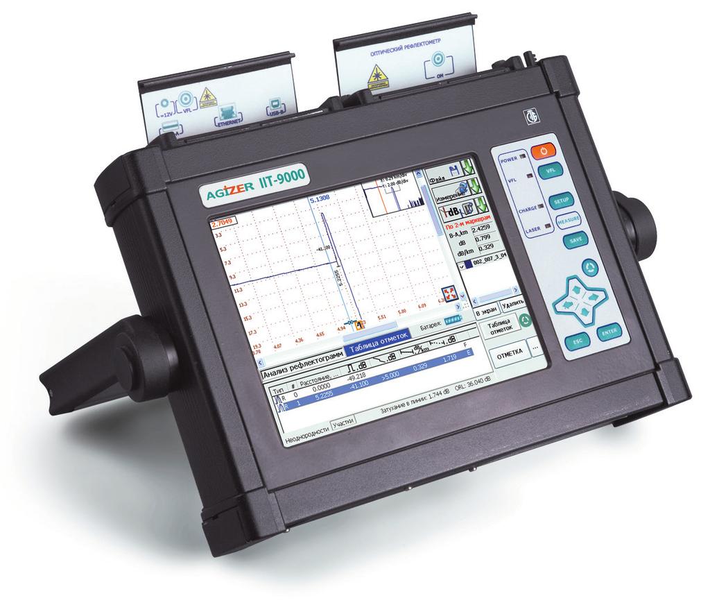 The Agizer OTDR IIT - 9000 Series Fiber Measurement Platform Mobile Trace Analysis software with desktop capabilities Many years of feedback from our customers helped us develop the software fully