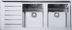 621 RHD 1 2 3 5 Inset sink 600 Minimum cabinet size (mm) 1 Accessories included