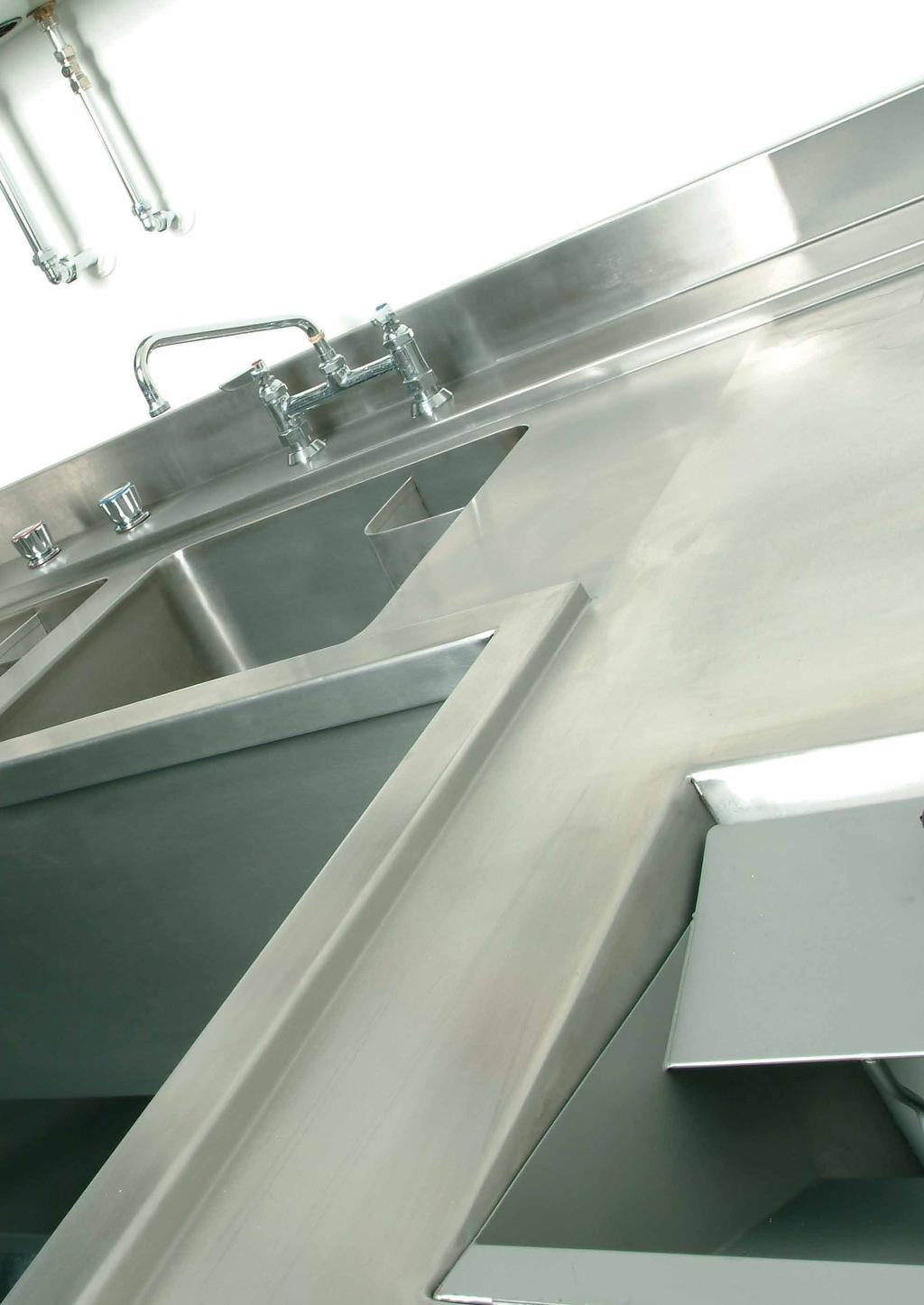 8 GENERAL FABRICATION 9 Dishwash Tabling Dishwash is normally built to suit individual requirements.