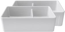 Fireclay Sinks - Farmhouse Series Our Farmhouses Series fireclay sinks are manufactured in Italy.