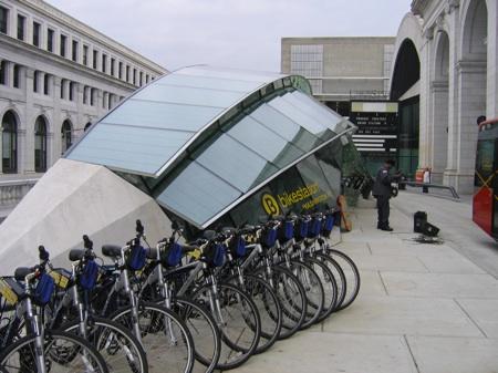 Mobility Hubs that offer bike share and car share Bike parking and maintenance facilities Shower and