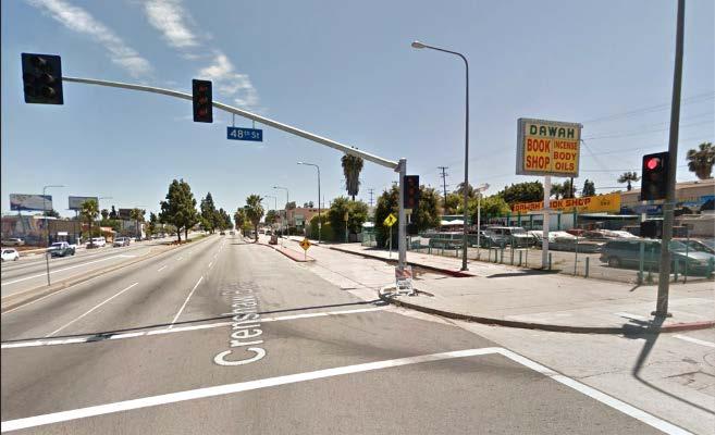 TNP: Crenshaw Blvd Before After Streetscape Plan Complements the new Metro light rail stations along Crenshaw Boulevard by