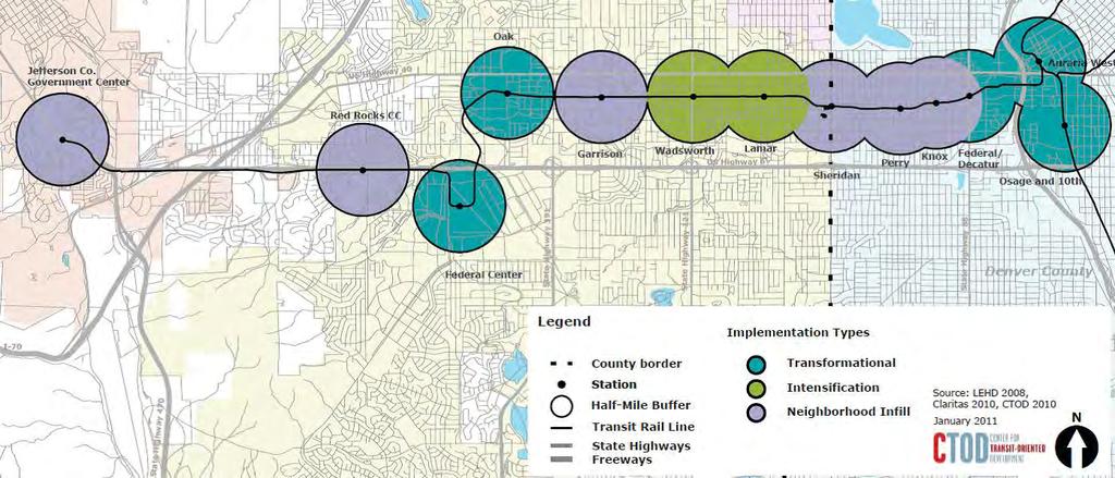 These pieces of work were focused on creating a more robust understanding of how the vision for TOD along the corridor measured up to the current reality and identifying the priority activities for