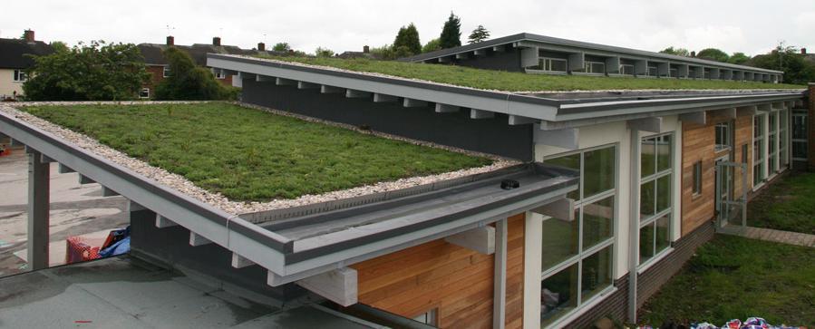 General The Greenroofs by Blackdown NatureMat extensive green roof system creates a self sustaining plant community that does not require irrigation, except on installation.