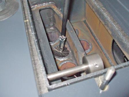 Replace the Turbulator lift and Turbulator springs. 9.