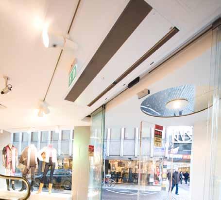 R AR300 AR300 Recessed air curtain for commercial premises, with built-in control Recommended installation height 3,5 m* Recessed mounting Lengths: 1, 1,5 and 2 m 3 Electrical heat: 9 18 kw 2 heat