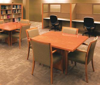 Addressing style Creating a distinctive environment isn t limited to the conference table alone.