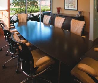 Complement your conferencing table with functional matching units.
