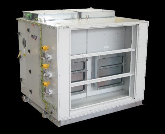 EAC Certification; Power supply: 380V / 3 Ph / 50Hz; Base frame in low temperature carbon steel sheet P355 NL.