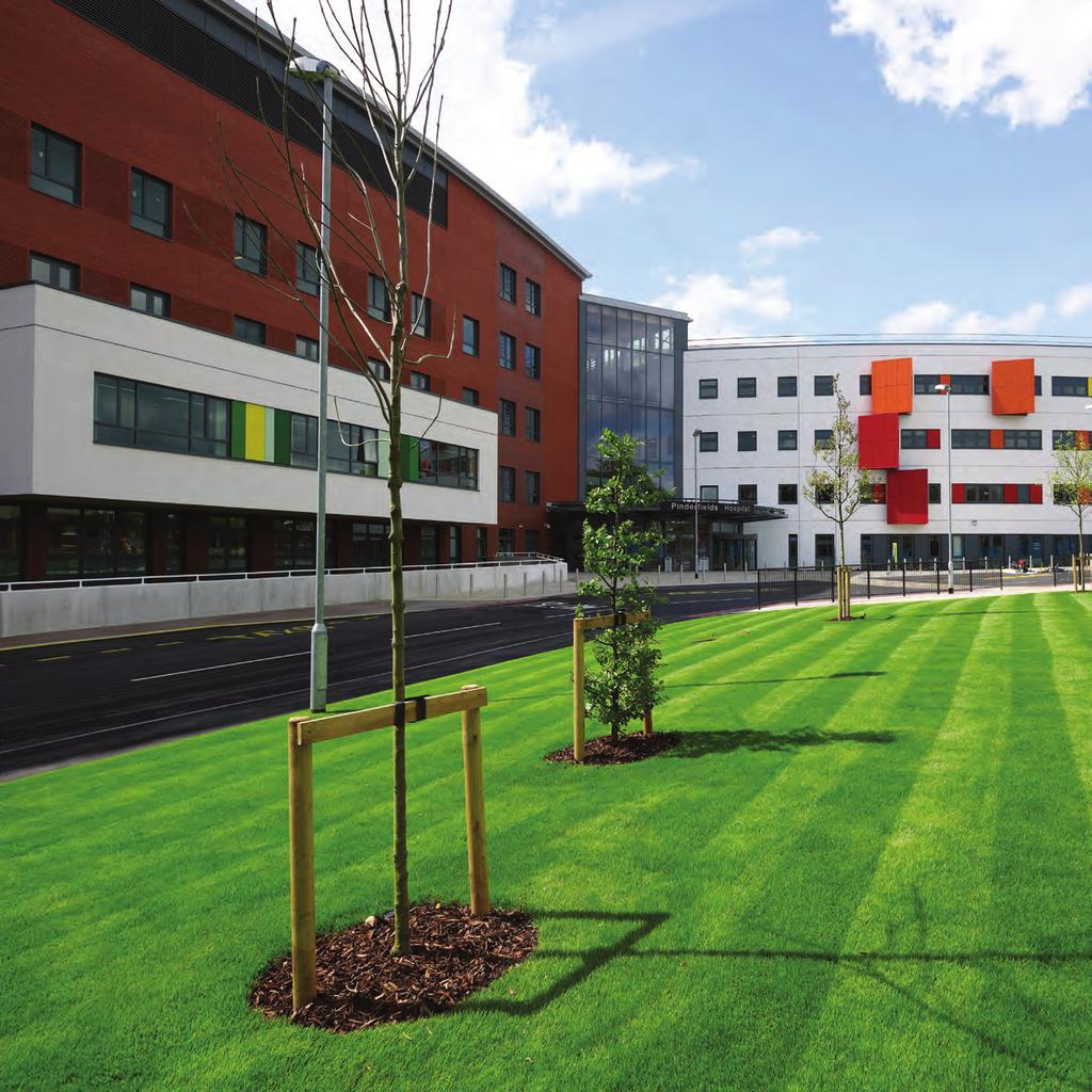 Pinderfields Hospital, West Yorkshire Our civil and structural engineers redeveloped Pinderfields General Hospital site in Wakefield into a major acute centre with integral ambulatory care and a