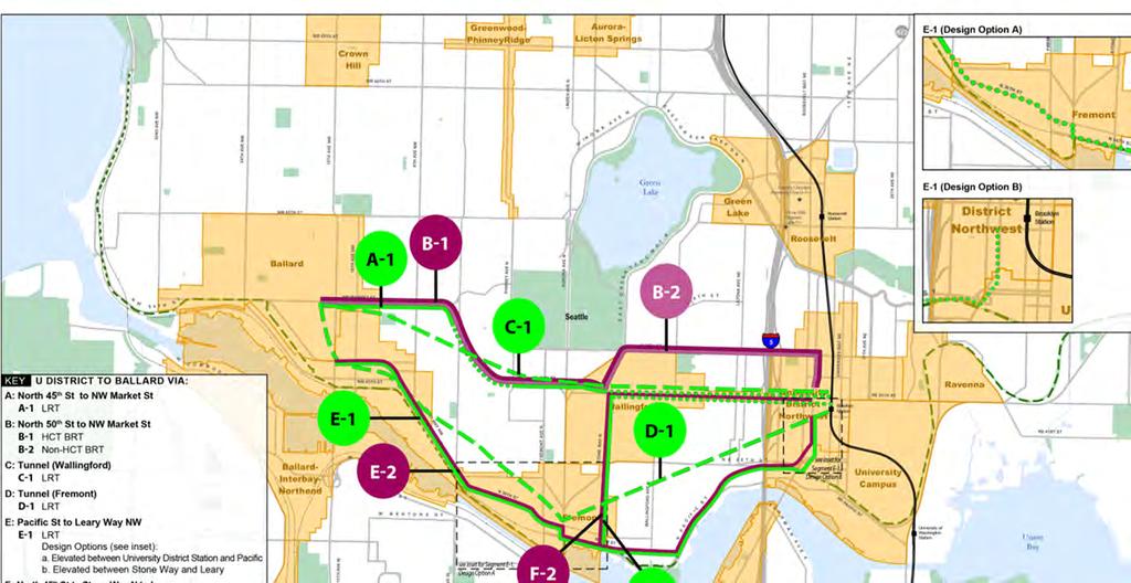 Sound Transit Central/East High Capacity Transit Corridor Study Exhibit 2.