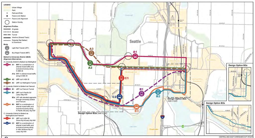 Sound Transit East/Central High Capacity Transit Corridor Study Exhibit 3.