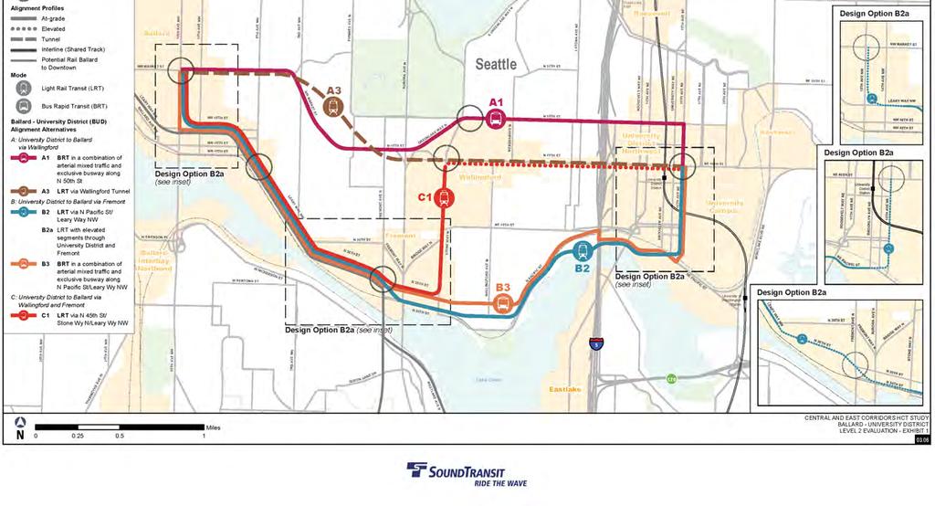 Sound Transit East/Central High Capacity Transit Corridor Study Exhibit 4.