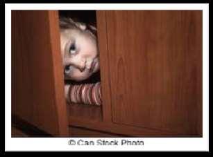 Autism Children with Autism often designate a space that they go to for calming in a closet, under a table, etc.