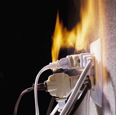 Think Safe Be Safe Fire Prevention Tips Prevent fires caused by electrical