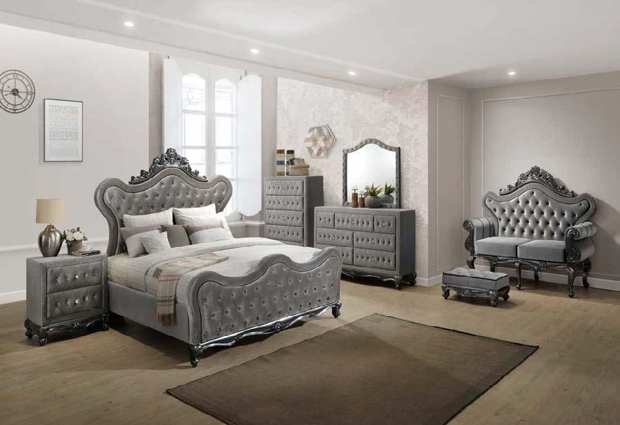 TOBY The Toby suite is exquisitely designed for ultimate in sophistication and style. The upholstered headboard offer comfort with a contemporary sleek design and is perfectly matches pedestals.