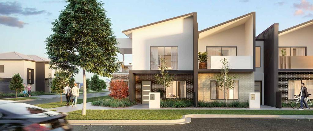 AT ONE WITH NATURE Your contemporary architect-designed home is complemented by the natural landscaping of your neighbourhood with many homes looking out towards the surrounding parklands or
