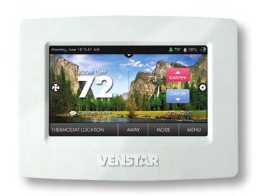 For a full owners manual and installation guide, visit venstar.com.
