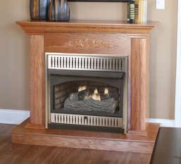 Dual Burner 26 Compact The Dual Burner Compact Classic Hearth (VDCF) is a 26,000 Btu fireplace that features two rows of dancing yellow flames and is available with your choice of
