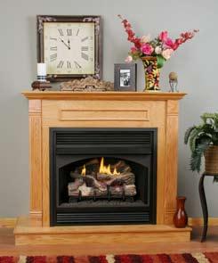 Classic Hearth (VSGF) models allow you to enjoy the realism of full size Blaze n Glow logs and glowing coals featuring outstanding log aesthetics.