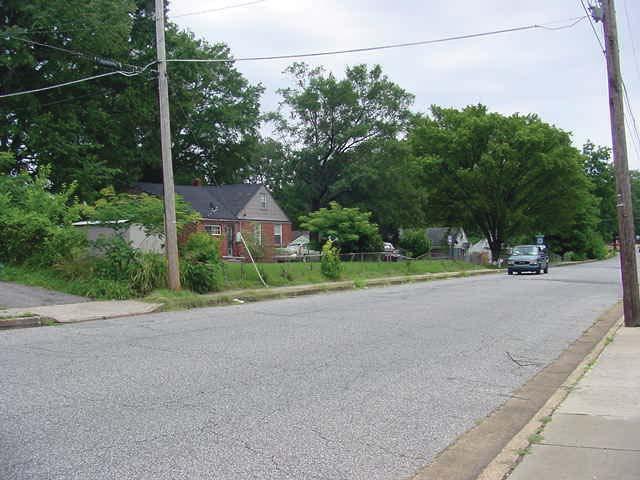 along the east side of Haynes Road