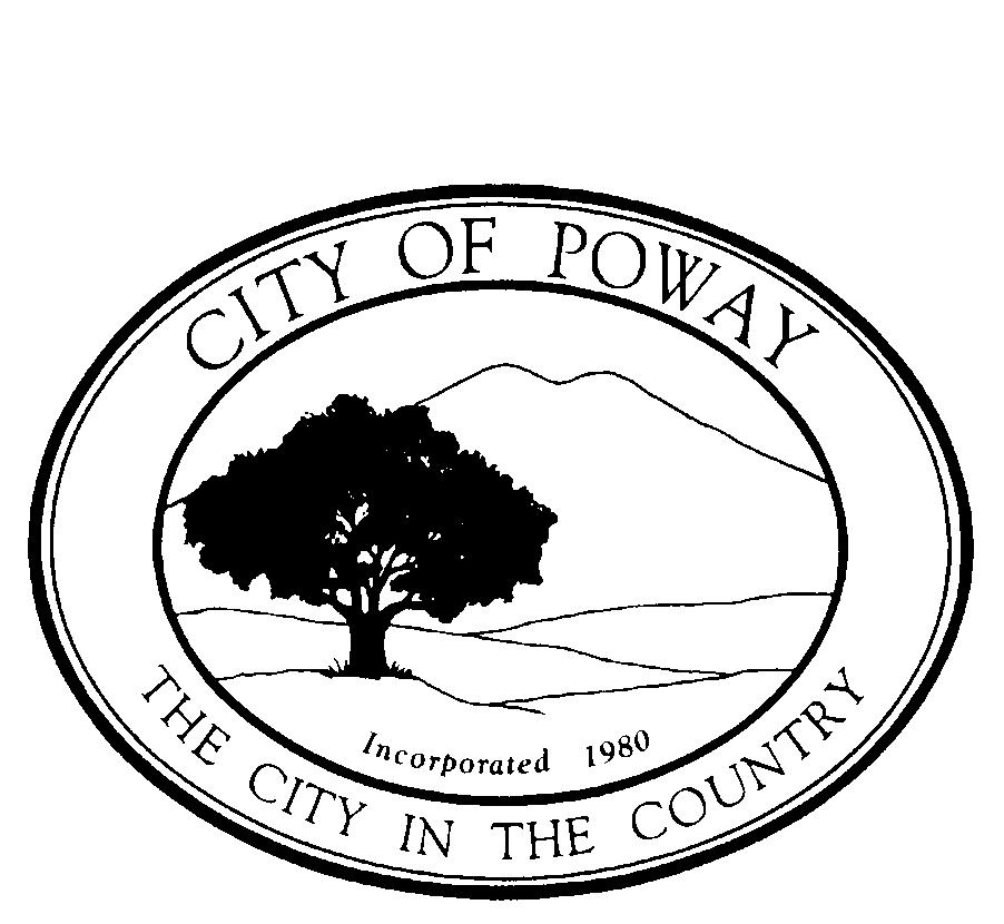 CITY OF POWAY Development Services Department Planning Division Application 13325 Civic Center Drive (858) 668-4600 FAX (858) 668-1211 FOR CITY USE ONLY File Number Application Date Related File(s)