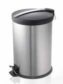BINS NAPPY BIN 48L MEDICAL WASTE BIN 48LTR BRUSHED STAINLESS STEEL WITH STICKER WITH