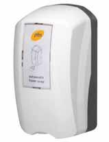 8 litre capacity (Auto) Antibacterial liquid soap (both) Antibacterial foam soap (Push) NO-GERMS hand wash