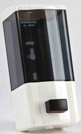 Soap Dispensers BC 623 Dolphin Plastic Bulk Fill Junior Soap Dispenser High impact ABS construction Smoked transparent tank Uses Standard Liquid Hand Soap, Anti