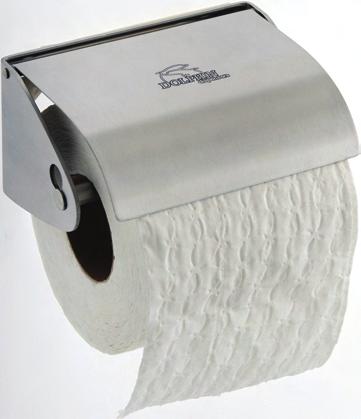 toilet wall or cubicle 10mm Ø bar Designed to hold 1 or 2 standard toilet rolls Projection is Ø of toilet roll W 147mm Capacity one standard roll BC 271-1 Satin