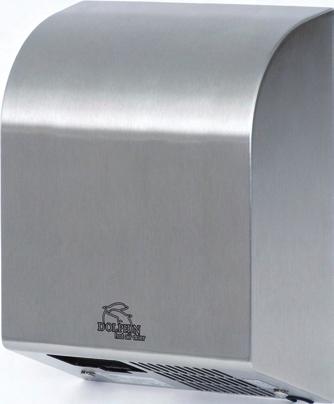 Hot Air Hand Dryers BC 2201SS Dolphin Stainless Steel Hot Air Hand Dryer Tough stainless steel cover for strength and durability Superior technical design dual thermal overload protection on motor &