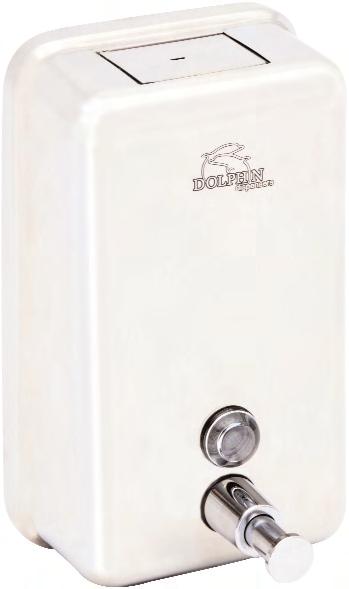 Soap Dispensers BC 950 Dolphin Stainless Steel Bulk Fill Touch Free Soap Dispenser Quality satin stainless steel construction Bulkfill Automatic touch free dispensing ultra hygienic Requires 3 x 1.
