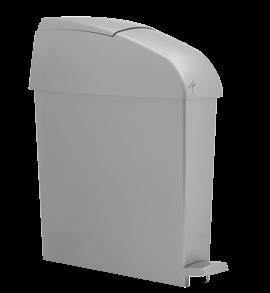 1 WASHROOM HYGIENE SANITARY BINS 12L Sanitary Bin Designed by Woman for Woman Touch Free Operation The Unit - Pedal operation, limits