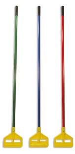 2 CLEANING EQUIPMENT MOP HEADS, SQUEEGEES GRIPS AND HANDLES 200, 300, 400, 500g Cotton Mop Heads Mop heads can be colour coded and are available with a coloured band in the centre in red, blue, green