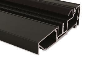 DESIGN FLEXIBILITY Choose from performance, low profile and floor channel sill options.