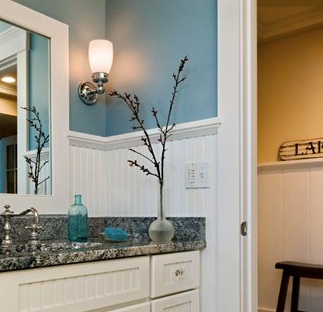 4 Painted Beadboard Painted Beadboard lends an elegant classic look to any bathroom. Beadboard usually consists of 1 6 pine milled with a tongue and groove and beaded on the edges and center.
