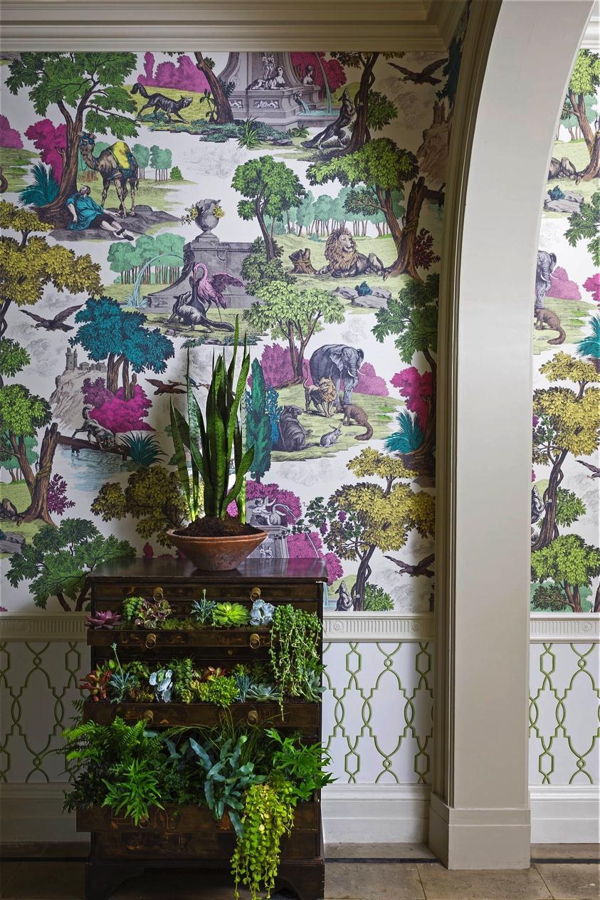 PRESS RELEASE: NOVEMBER 2013. Cole & Son presents Folie A collection of stately and elegant designs based on eighteenth and nineteenth century French gardens.